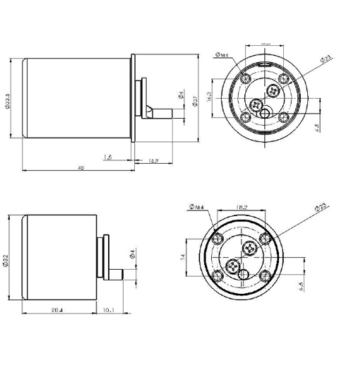 Jeu de cylindres Locxis CHARVIN Serruriers de France® compatible Izis et Cavith L48mm - 4 clés brevetées